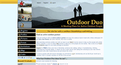 Desktop Screenshot of outdoorduo.com